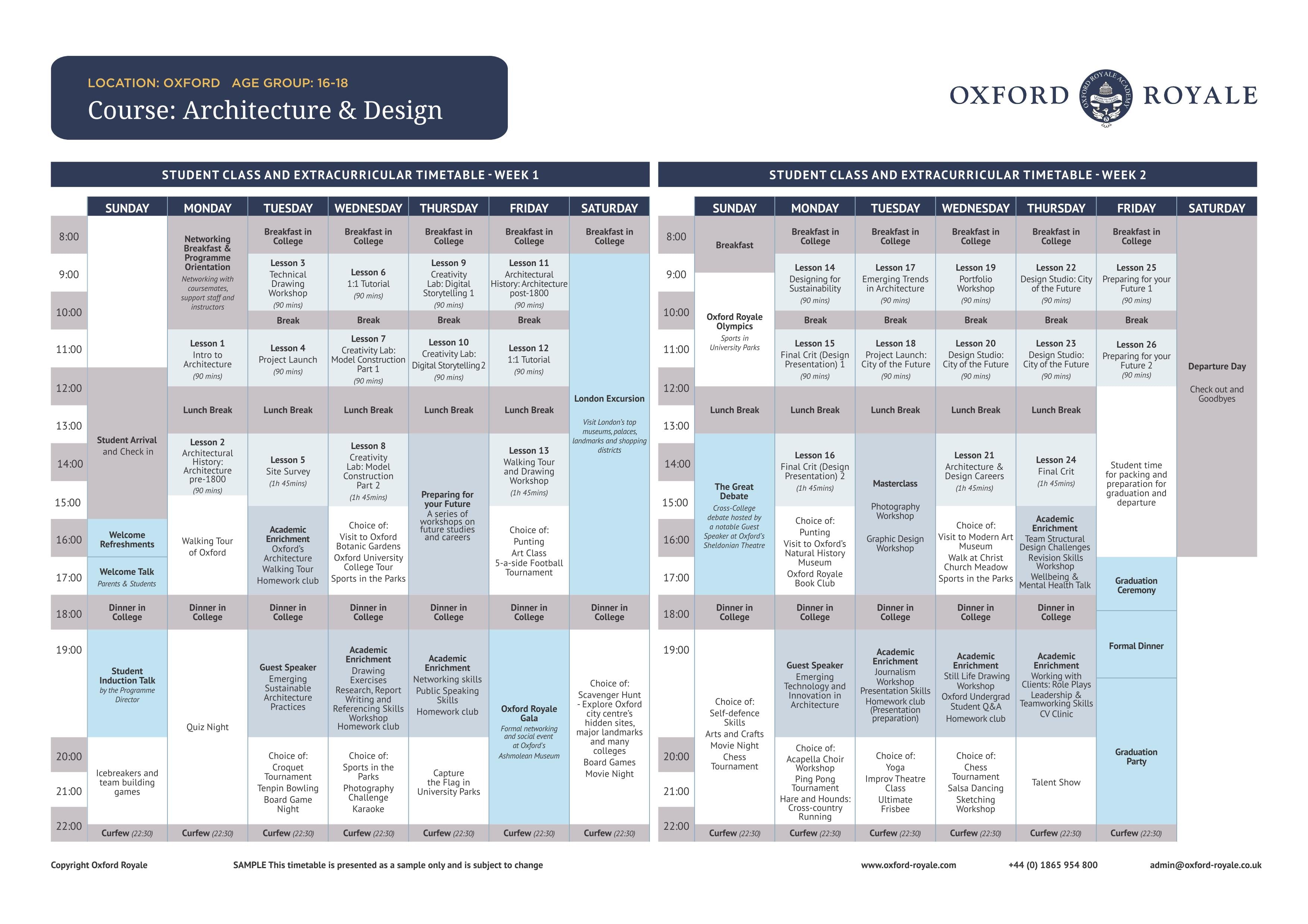 Tabara arhitectura si design 16-18 ani, Oxford University, Anglia - IVI Romania 15