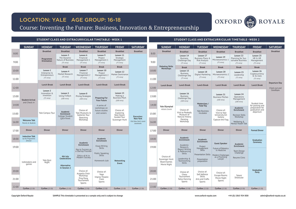Tabara business 16-18 ani, Yale University, SUA - IVI Romania 15