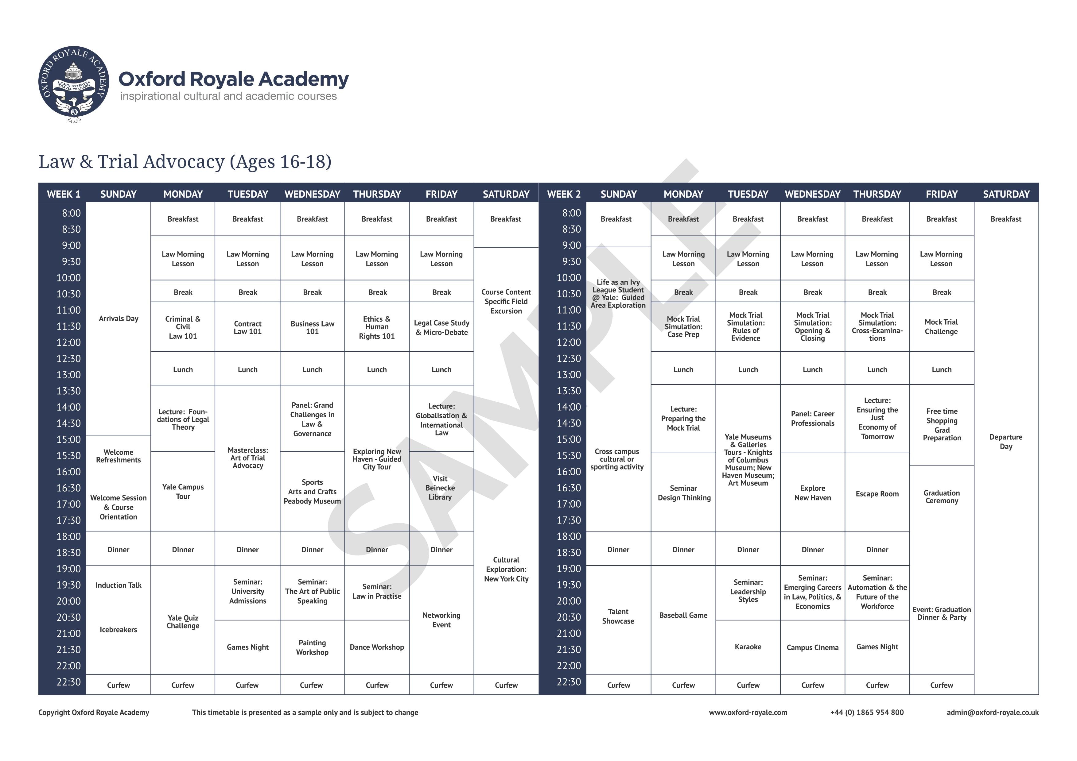 Tabara drept 16-18 ani, Yale University, SUA - IVI Romania 15