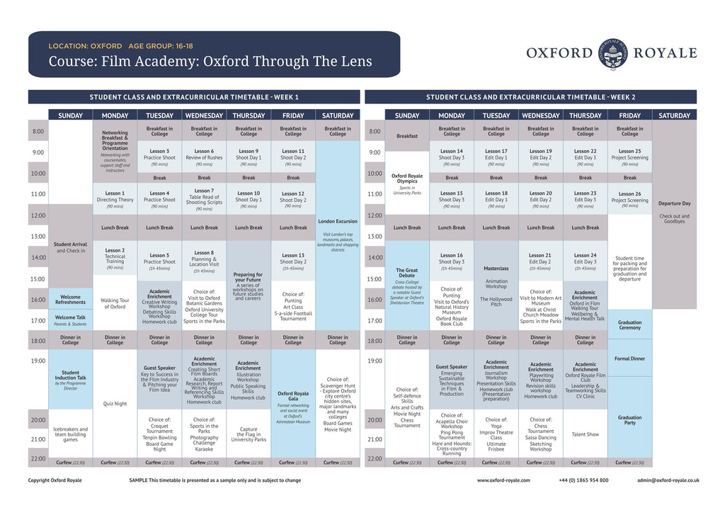 Tabara film 16-18 ani, Oxford University, Anglia - IVI Romania 15