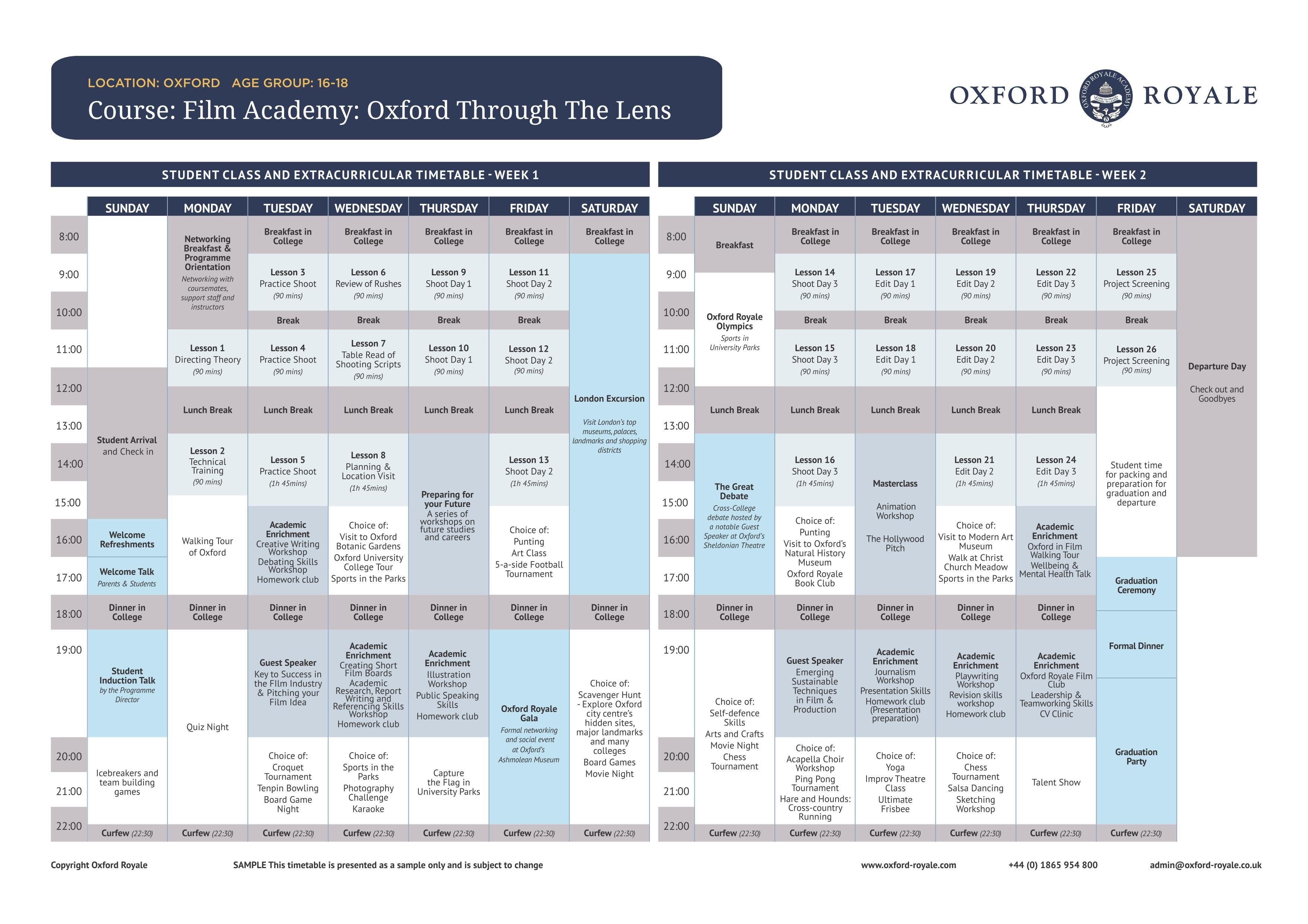 Tabara film 16-18 ani, Oxford University, Anglia - IVI Romania 15